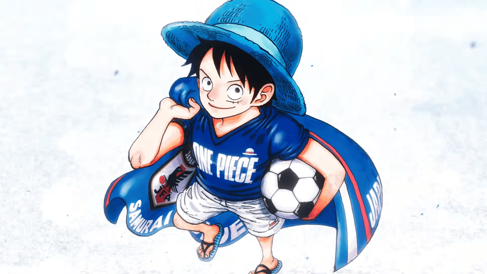 Vídeo de colaboração especial de One Piece x Seleção Japonesa de Futebol revelado antes da Copa do Mundo da FIFA 2026