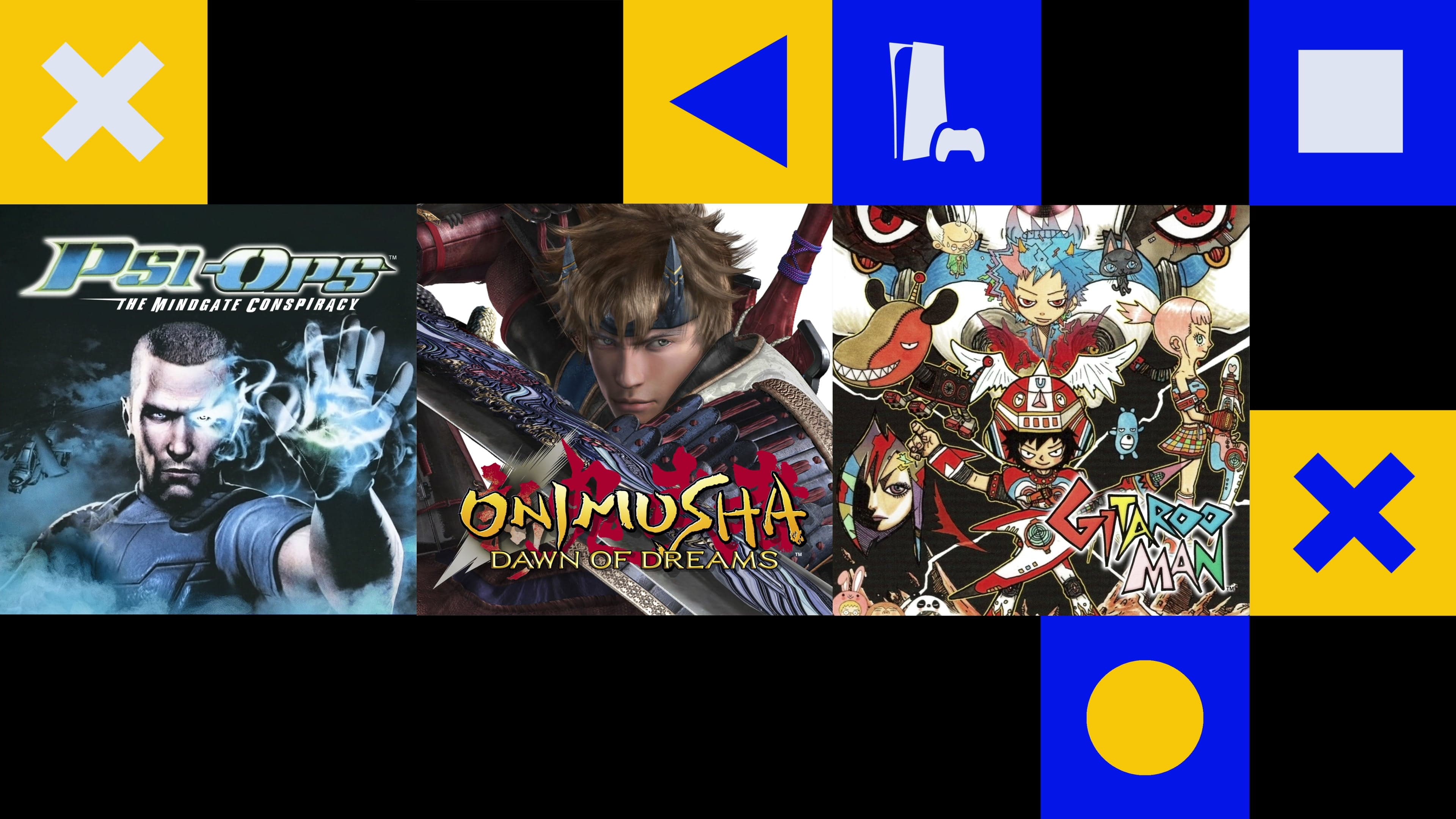 Catálogo de Clássicos do PlayStation Plus adicionará Gitaroo Man em junho, Psi-Ops: The Mindgate Conspiracy em julho e Onimusha: Dawn of Dreams em agosto