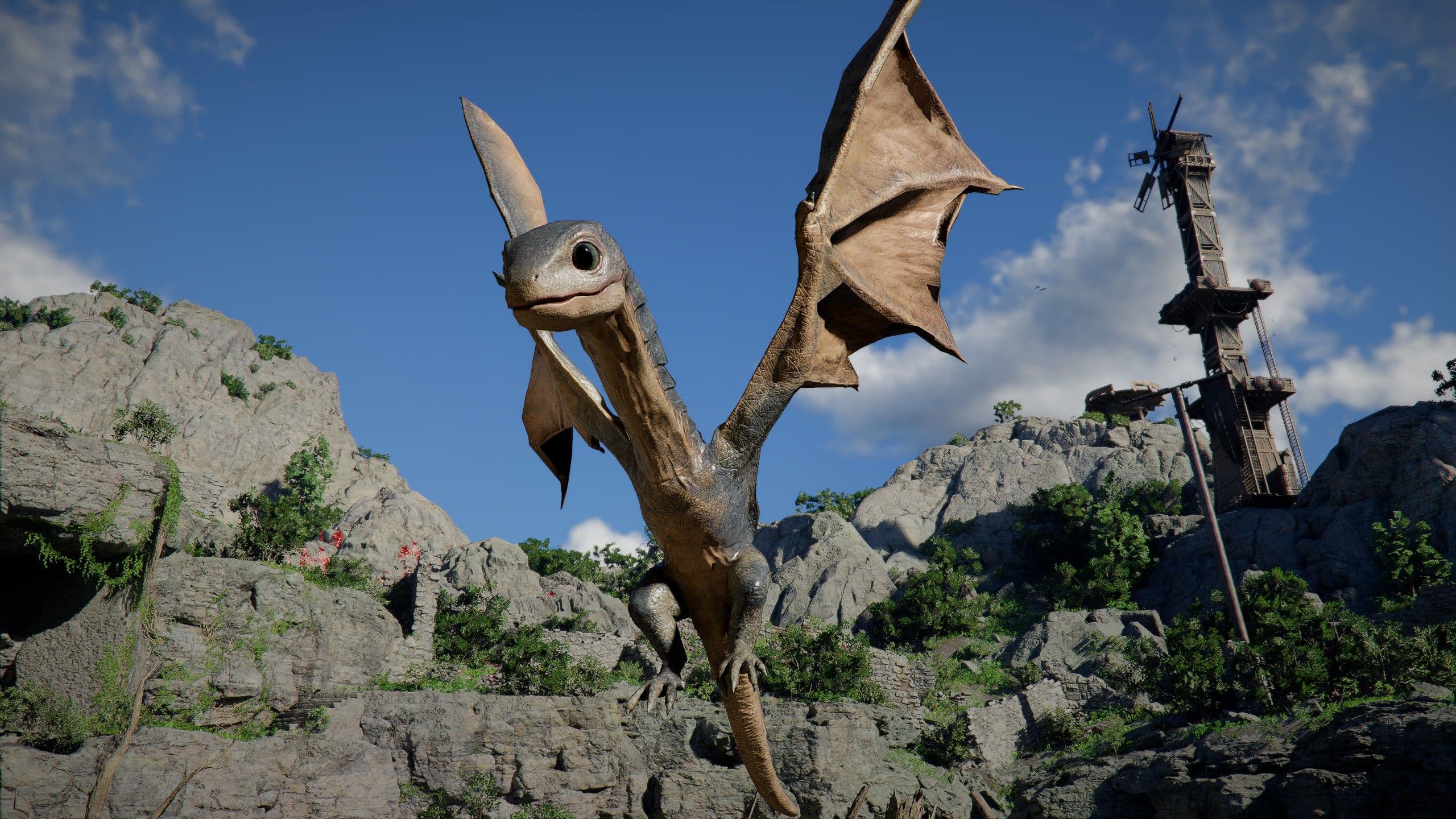 Como domar o pet Baby Wyvern em Crimson Desert