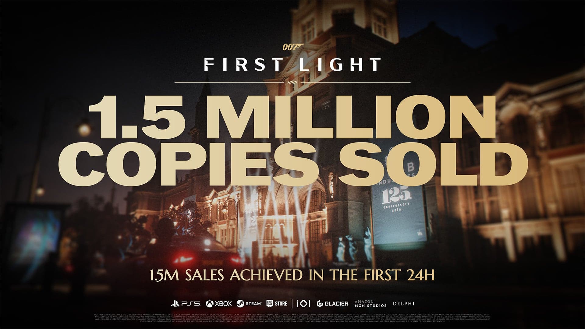 Vendas de 007 First Light superam 1,5 milhão em 24 horas