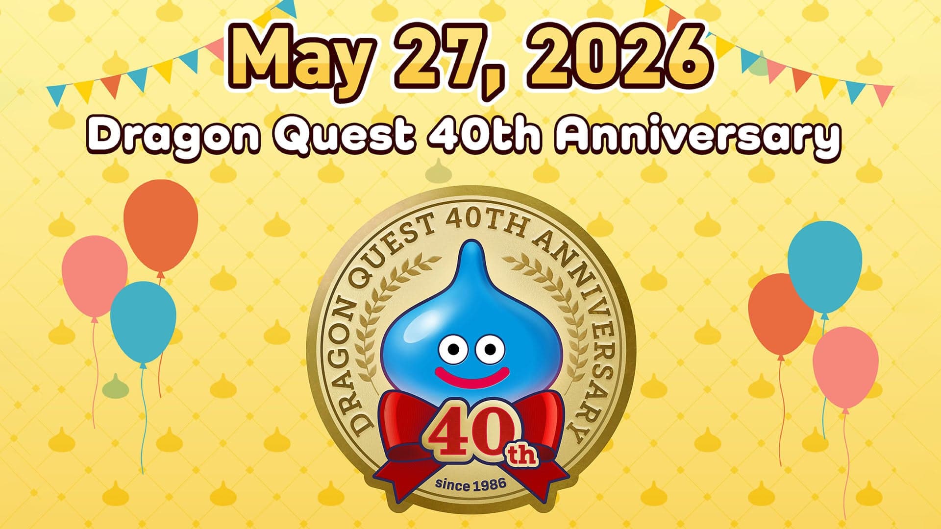 Transmissão Atualização da Equipe de Dragon Quest para o 40º aniversário marcada para 27 de maio
