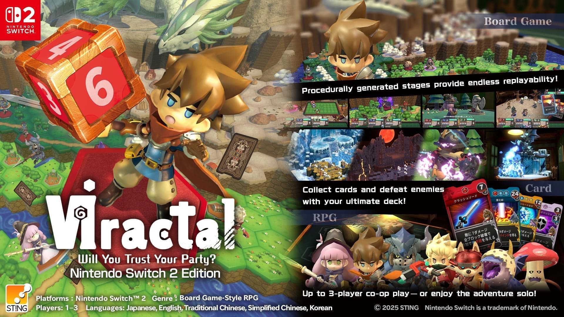 Viractal chega ao Switch 2 e Switch em 30 de setembro